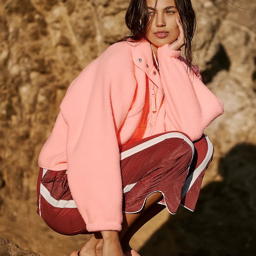 Free People Hit The Slopes Fleece Jacket